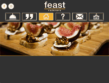 Tablet Screenshot of feastcaterers.com.au