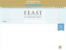 Tablet Screenshot of feastcaterers.com